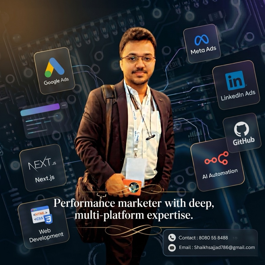 Mr. Sajjad Alam - Multi-Platform Performance Marketer & AI Automation
